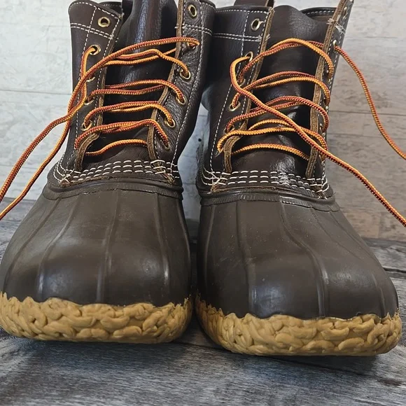 L.L. Bean Mens SIZE 13 Duck Boots  Bean Boots Waterproof - Picture 17 of 17